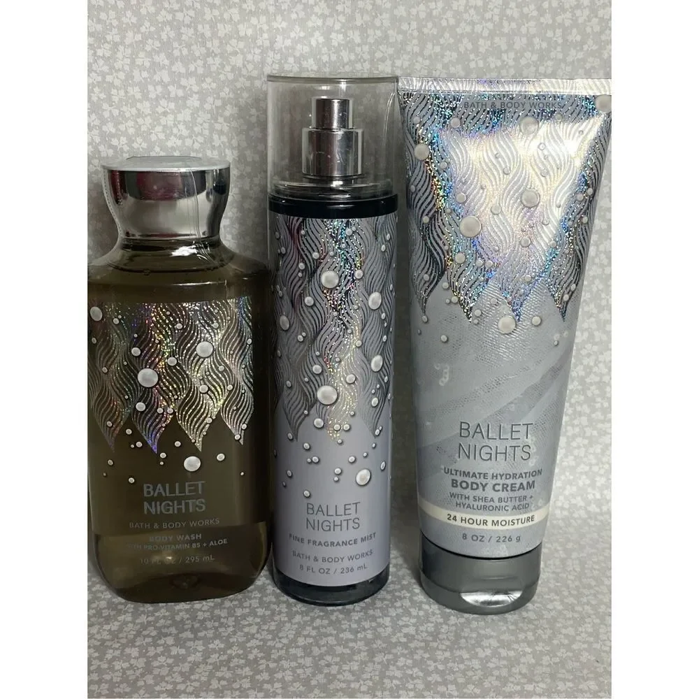 Bath and Body Works BALLET NIGHTS 3 Pc Set